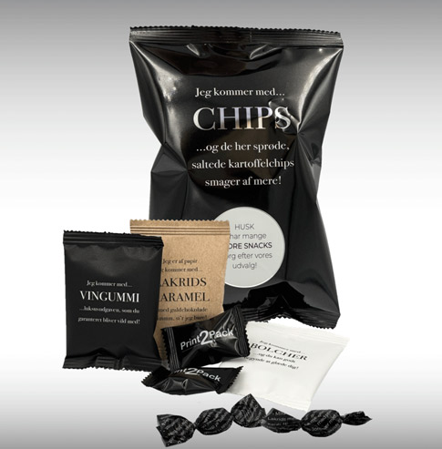 snacks-reklameartikel Snacks til reklamer